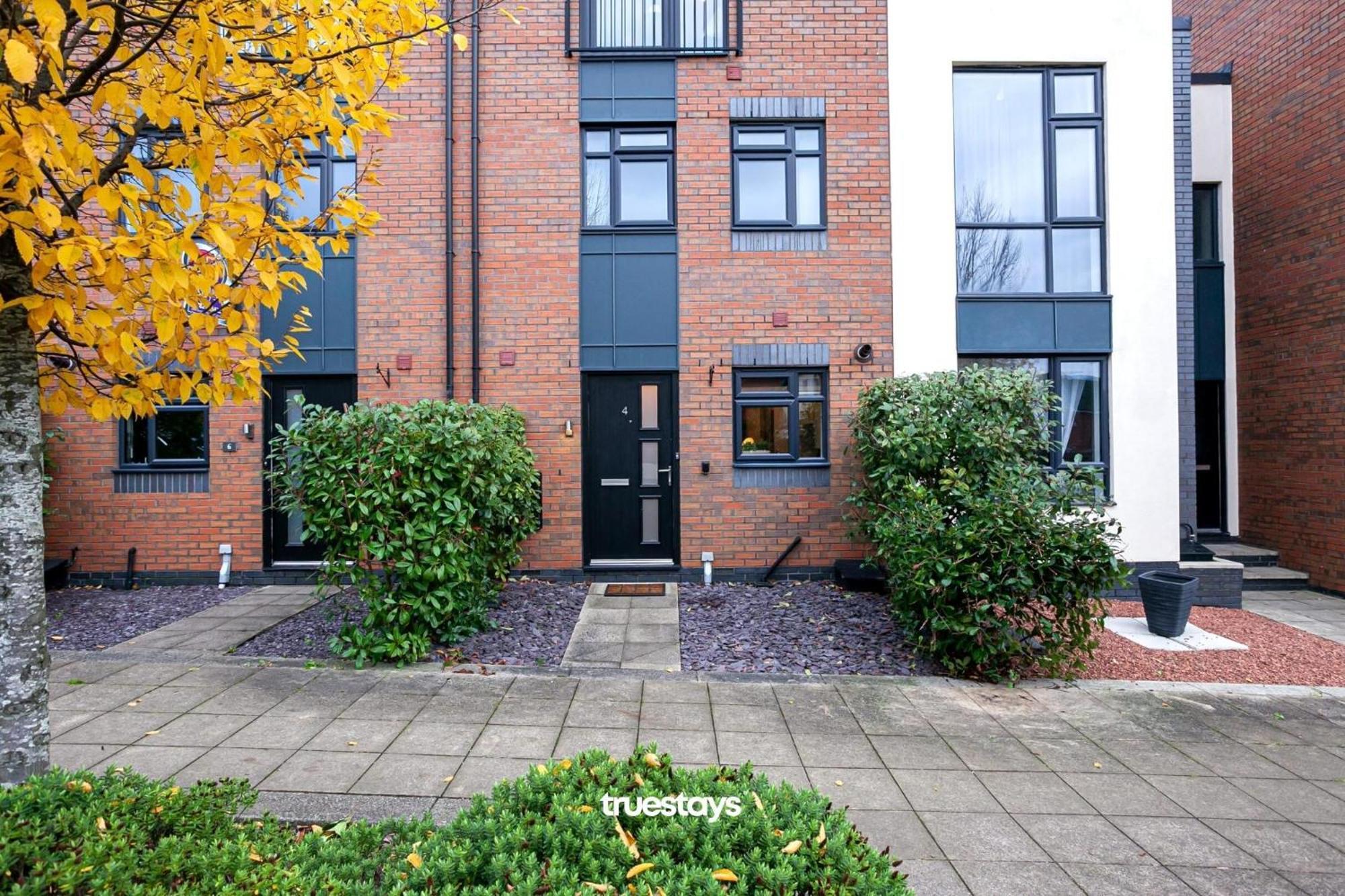 Ambassador House By Truestays - Luxury 4 Bedroom House In Stoke-On-Trent Etruria Exterior foto